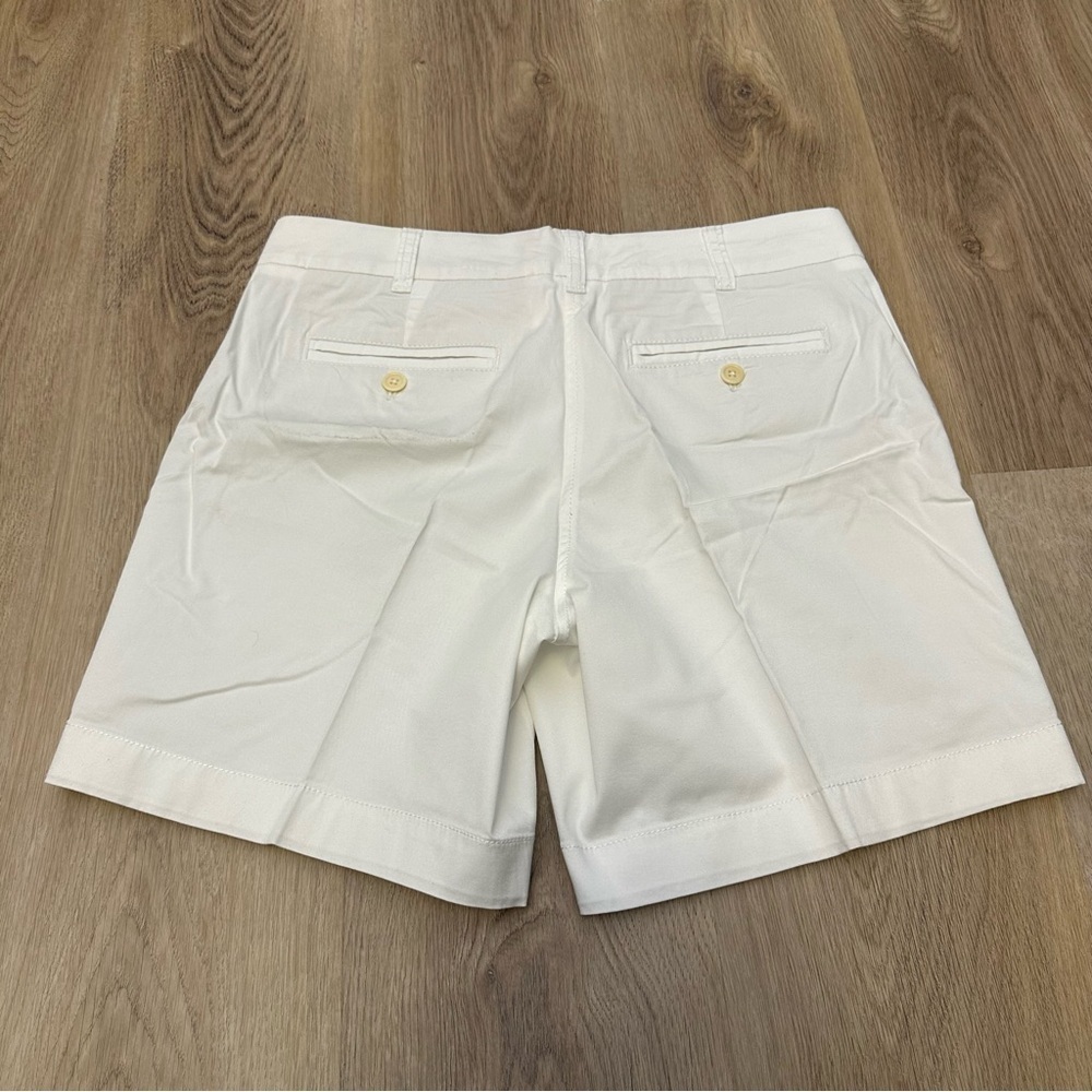 J. Crew White Women's Cotton Shorts - Picture 2 of 5